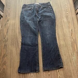 Levi's 515 Bootcut Jeans High Rise Denim Cotton Blend Medium Wash Blue Size 10